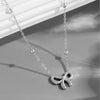 316L Stainless Steel Bowknot Pendant Necklace for Women Beads Choker Chain Necklace Party Jewelry Accessories - Image 8