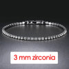 Hip Hop Iced Out 3/4/5mm Crystal Tennis Bracelet for Men Punk Zirconia Men's Chain on The Hand Streetwear Jewelry - Image 17