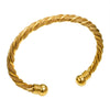 Stainless Steel Wire Braided Bangle for Women Men Spring Link Wrap Open Adjustable Ball Bracelet Jewelry - Image 10