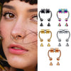 Women Fake Piercing Nose Ring Hoop Septum Non Piercing Nose Clip Rock HipHoop Stainless Steel Magnet Punk Body Jewelry - Image 27