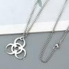 Necklace Men And Women Street Punk Hip-Hop JewelryNew Stainless Steel Biochemical Logo Pendant - Image 5