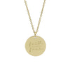 Stainless Steel Disc Pendant Necklace with 45 cm Chain and 5 cm Extension - Image 3
