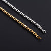 4.2mm Stainless Steel Bracelet Link Chain for Women Men Punk Rock Boy Chunky Metal Jewelry Wristband Anklets Ankle Hand Chain - Image 6
