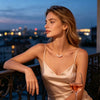 Elegant Y2K Accessories Freshwater Pearl Charm Pendant Necklace Stainless Steel Chain For Woman - Image 4