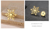 Stainless Steel Snowflake Brooch Pin in Gold-Tone or Silver-Tone - Image 13