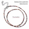 2mm Stone Bead Choker Necklace 40cm - Image 9
