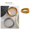 Stainless Steel Stackable Multi-Layer Wrap Arm Bracelet Bangle Metal Elastic Unisex Jewelry Men Women - Image 13