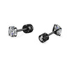 Men's Stainless Steel Stud Earrings with Color and Five-Pair Options - Image 10
