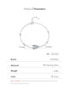 MODIAN 925 Sterling Silver Hearts & Rectangle Emerald Cut Zirconia Wedding Bracelets Classic Romantic Jewelry For Women Gifts