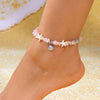 Simple Double Zircon Cross 8 Shape Word Anklet For Women Hollow Love Heart Thin Chain Anklets Beach Foot Minimalist Jewelry - Image 7