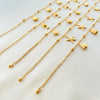Stainless Steel Link Cable Chain Anklet Gold Color Marine Animal Dolphin.Starfish For Women Beach 21cm(8 2/8") Long, 1 Piece - Image 2