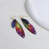 Fairy Clear Gradient Resin Simulation Wings Butterfly Rhinestone Flake Long Dangle Earrings for Women Casual Party Jewelry - Image 23