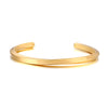 Twisted Bangle Open Cuff Bracelet Stainless Steel Rope Twisted Bracelet Women Jewelry Minimalist Style - Image 7
