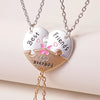 3 Pcs/set Friends Forever Heart Pendant Necklace For Women Adjustable Love Broken Heart Bff Choker Party Jewelry - Image 1