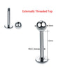 1PC ASTM Titanium Tragus Piercings Labret Stud Lip Rings Helix Piercing Ear Oreja Cartilage Earring 14G 16G Body Jewelry - Image 14