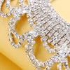 Stonefans Rhinestone Necklace and Earrings Set for Women Crystal Multi-layered Bride Jewelry Set Wedding Accessories