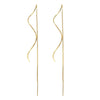 Evispol Stainless Steel Long Tassel Earrings For Women Elegant Simple Gold Color Drop Earring Stylish Jewelry Personality Gift - Image 3