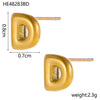26 Initial Letter Stainless Steel Metal Creative Stud Earring For Women Anti Allergic Ears Jewelry Classic Letter Earring - Image 28