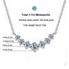 Necklace for Woman Wedding Jewely with Certificates Sliver Plated White Gold Necklace - Image 9