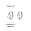 Zircon Hoop Earrings for Women Gold Color Stainless Steel Butterfly Heart Snake Earring Party Wedding Jewelry Gif - Image 10