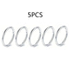 Stainless Steel Hinged Hoop Clicker Set 16G for Nose Septum and Cartilage 5 or 10 Pieces - Image 18
