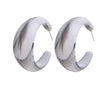 FishSheep Acrylic C Shape Hoop Earrings For Women Korean Colorful Geometric Resin Circle Earrings Jewelry - Image 9