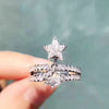 Hip Hop Rock Five Star Rings Men Women Rhinestones Zircon Pentagram Rings Women Wedding Party - Image 5