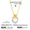 Ball Pendant Earrings Stainless Steel Gold Plated Jewelry Gift Ring Hoop Earrings For Women - Image 19