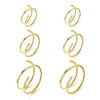 20G Titanium Double Hoop Nose Rings 6/8/10mm Small Spiral Piercing Jewelry for Women Men - Image 9