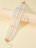 Jewelry Set For Women Elegant Charm Multi-layer Imitation Pearl Choker Necklace And Earrings Neck Accessories - Image 3
