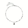 Stainless Steel Chain Fortune Beads Pendant Female Anklet Versatile Commuting Personality Simple Anklet - Image 7