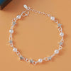 Sparking Silver Chain Bracelets For Women Elegant Three Layer Geometric Bead Bracelet Party Wedding Jewelry - Image 11