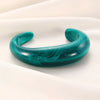 Unique Irregular Acrylic Cuff Bracelets for Women Simple Texture Multicolor Geometric Open Bangle Female Jewelry - Image 8