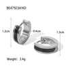 Glamour Jewelry Stainless Steel Dripping Oil Black White Colorful Enamel Hoop Earrings Geometric Enamel Stud Earrings for Women - Image 13