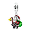 Silver Charm Pendant Christmas Stocking Cat Gingerbread Man Reindeer Bead Fit Bracelet Bangle Woman Jewelry - Image 33