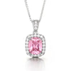 Geometric Cubic Zirconia Pendant Necklace for Women Temperament Female Wedding Neck Accessory Party Jewelry - Image 36