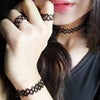 Gothic Jewellery Braided Fish Thread Choker Necklace Vintage Elastic Tattoo Choker Retro Necklace - Image 3