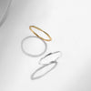 Silver Simple Geometric Line Twisted Ring Stackable Gold Color Jewelry For Women Party Gifts - Image 4