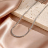 1mm 2mm Round Snake Chain Necklace for Women Stainless Steel Link Chain Choker Necklace Jewelry Gifts 40/45/50/60/70cm - Image 7