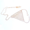 Rave Mesh Rhinestone Body Chain Jewelry Simple Waist Round Thong for Women Sexy Bikini Crystal Underwear Panties Christmas Gift