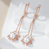 Spider Pearl Tassel Dangle Earrings for Women Rose Gold Silver Color Mix With Zircon Punk Jewelry - Image 4