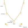 Flower Rose Jewelry Sets For Women Fairy Moon Star Pineapple Necklace Earrings Romantic Accessory Conjuntos De Joya - Image 37