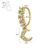 ZS 1PC Butterfly Leaf Moon Shape Nose Piercing Silver Color Septum Ring Stainless Steel Nose Clicker Cartilage Piercing 20G - Image 10