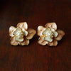 Vintage Baroque Embossed Enamel Flower Brooches Stud Earring Set Pearl Brooch Women Clothing Party Accessories Gift - Image 15