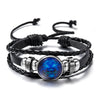 12 Constellation Zodiac Sign Charm Luminous Bracelets Men Women Vintage Multilayer Wrap Leather Bracelet Bangle Birthday Gift - Image 5