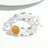 Acrylic Geometric Bead Bracelet with Elastic Stretch Fit - Image 24