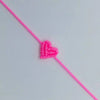 Braided Heart Rope Bracelet Adjustable in Many Colors - Image 10
