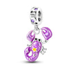 Silver 12 Zodiac Signs Fluorescent Twelve Constellations Star Sign Beads Charms fit Bracelet Neckalce Charm Pendant - Image 11