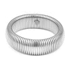 Stainless Steel Texture Flex Snake Chain Cuff Bracelet Retro Elasticity Thick Metal Polish Gold Plated Bangle - Image 8