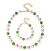 8mm Necklace Bracelets Jewelry Sets For Women Crytal Charms Choker Claw Setting Zircon Accessory For Women Gift - Image 25